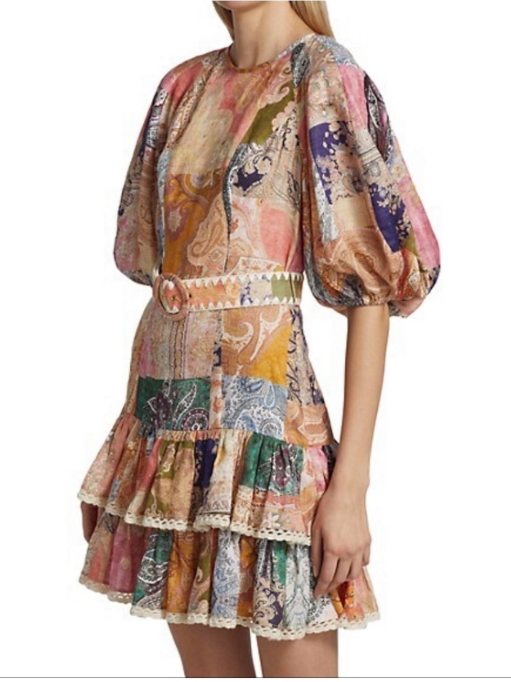 Zimmermann Anneke Linen mini dress- size 3